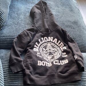 Billionaire Boys Club Black Hoodie with White Logo Graphic